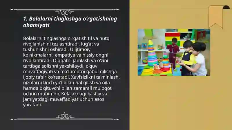 Bolalarni tinglashga oʻrgatish 3