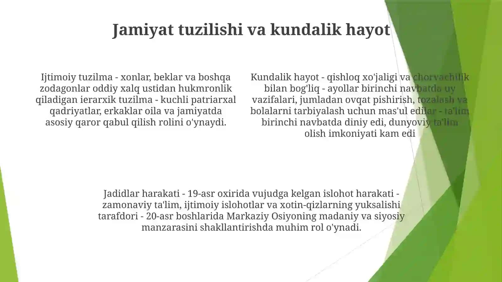 Jadidchilik: Islohot uchun harakat 3