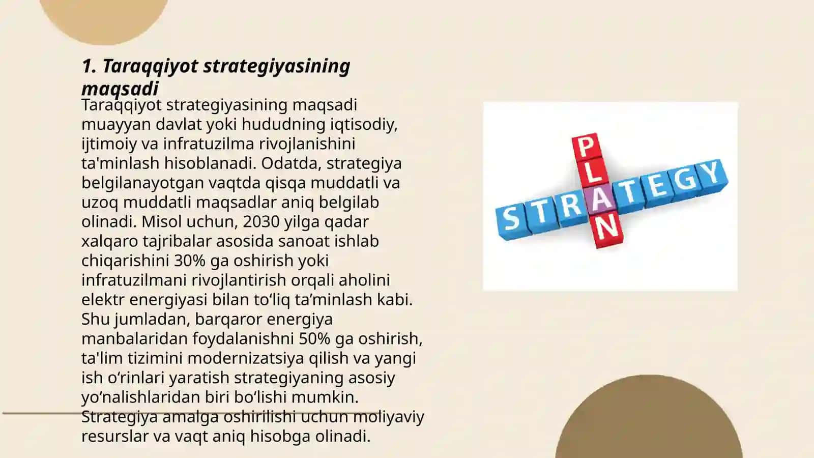 Taraqqiyot strategiyasi 3
