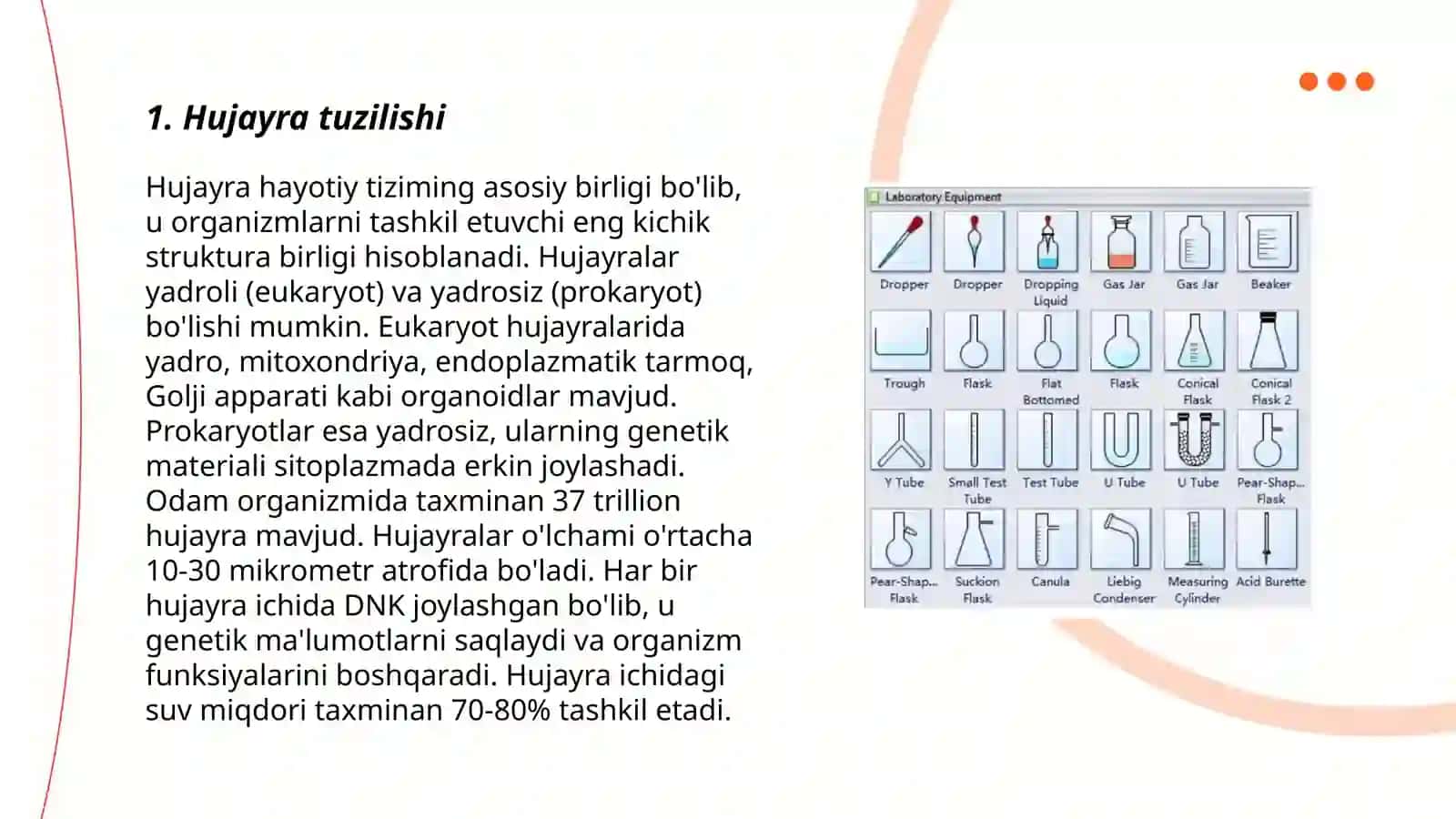 Biologiya darslarida foydalaniladigan slaydlar tayyorlash 3
