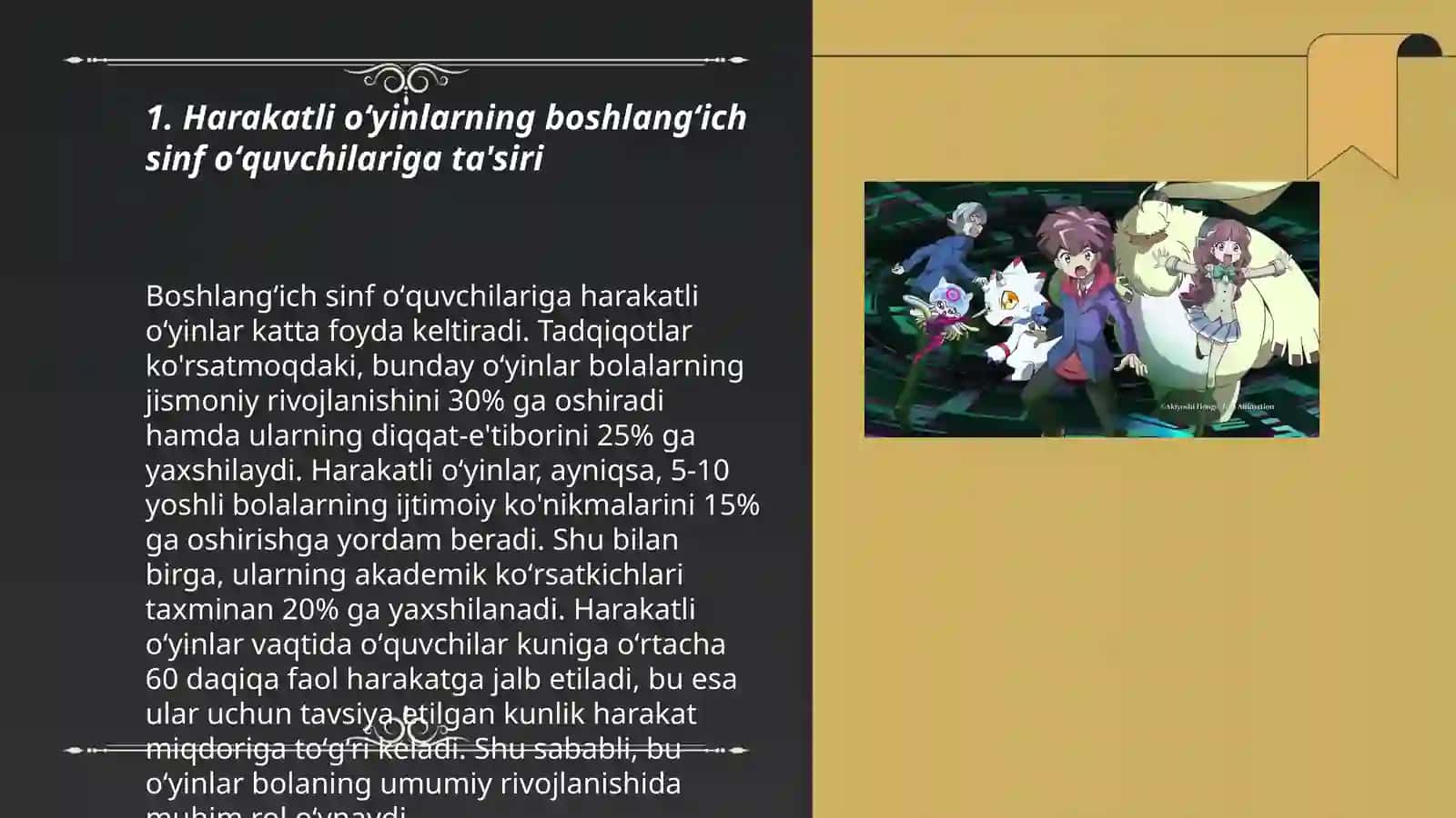 Harakatli oʻyinlarning boshlangʻich sinf oʻquvchilariga ta'siri 3