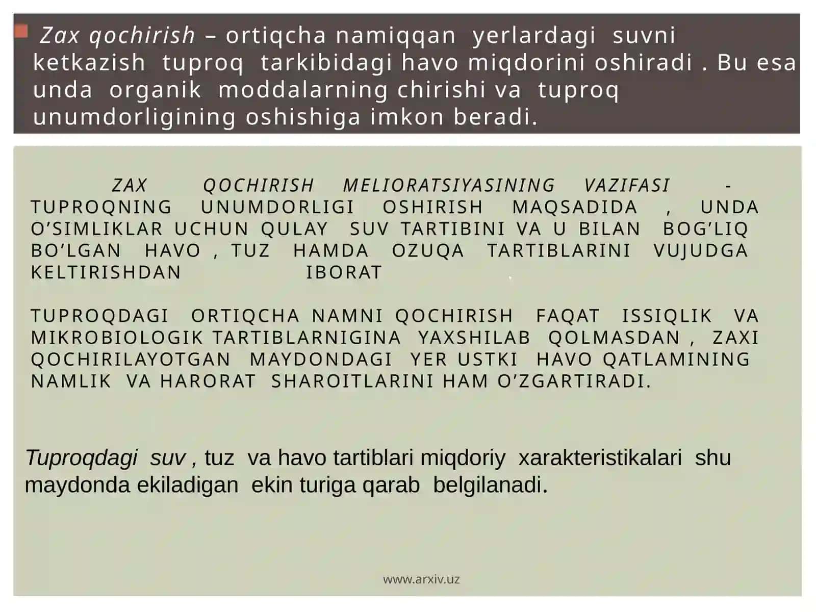 Zax qochirish usullari va tarmoqlari 3