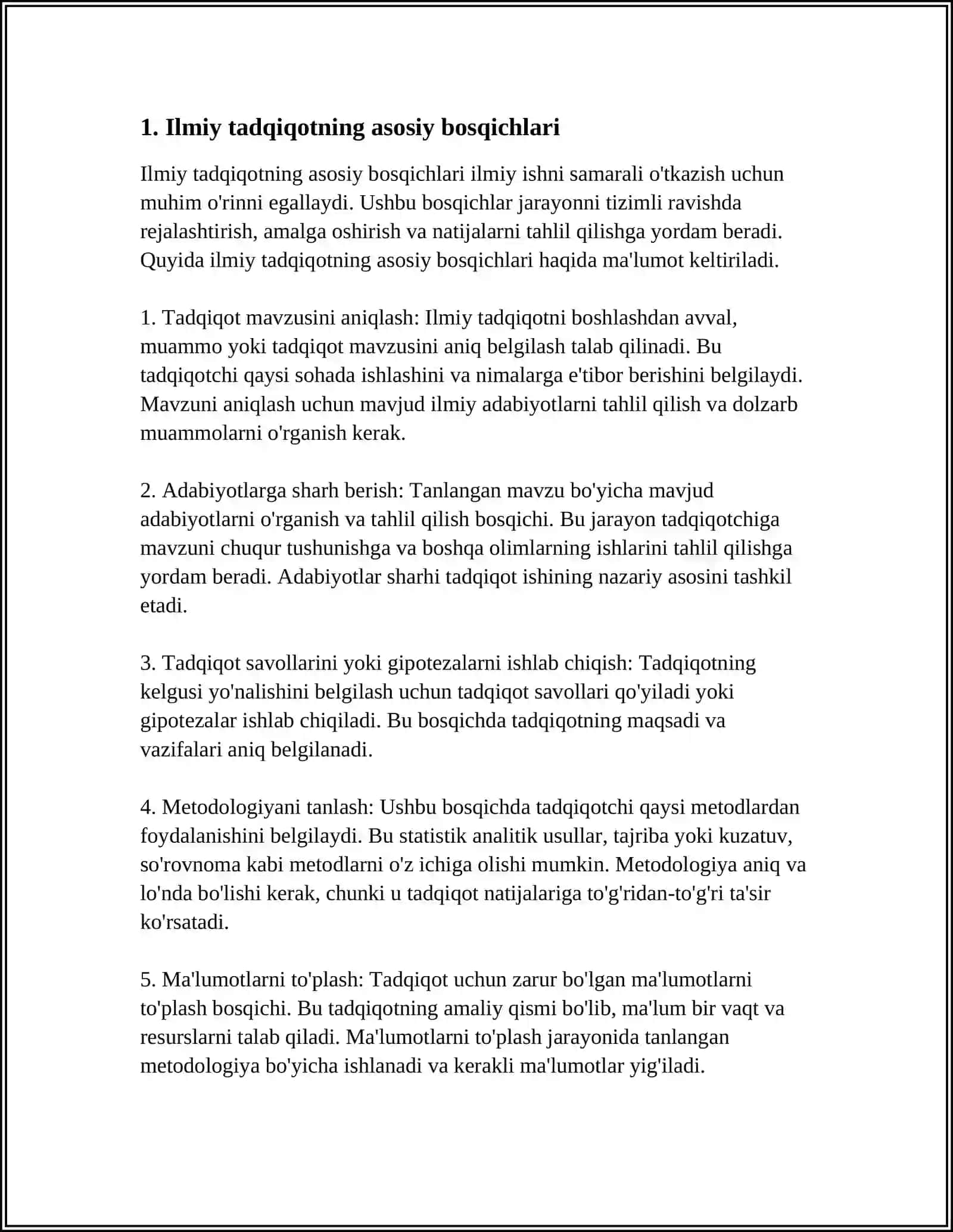 TEZIS YOZISHNING O'ZIGA XOS XUSUSIYATLARI 3