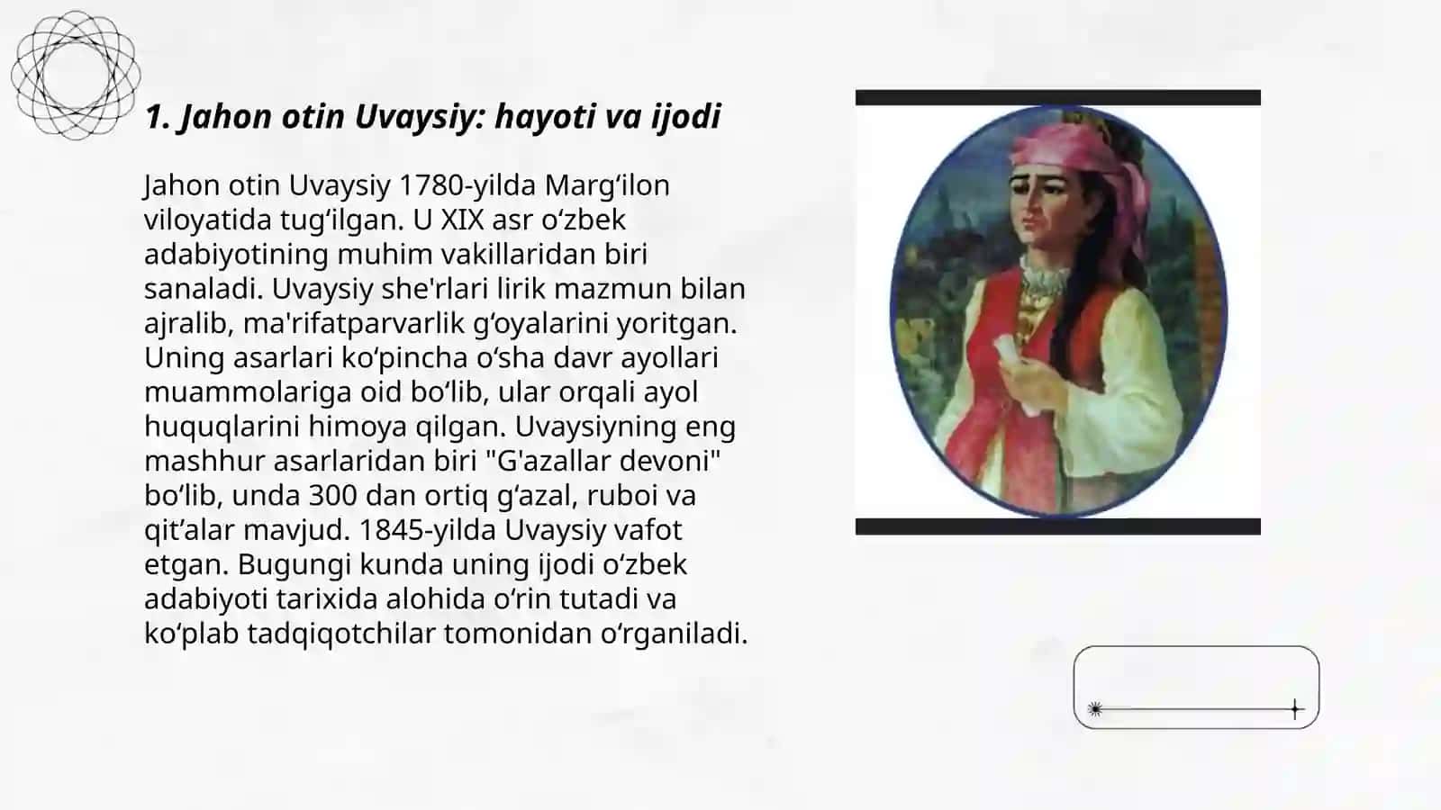 Jahon otin Uvaysiy 3
