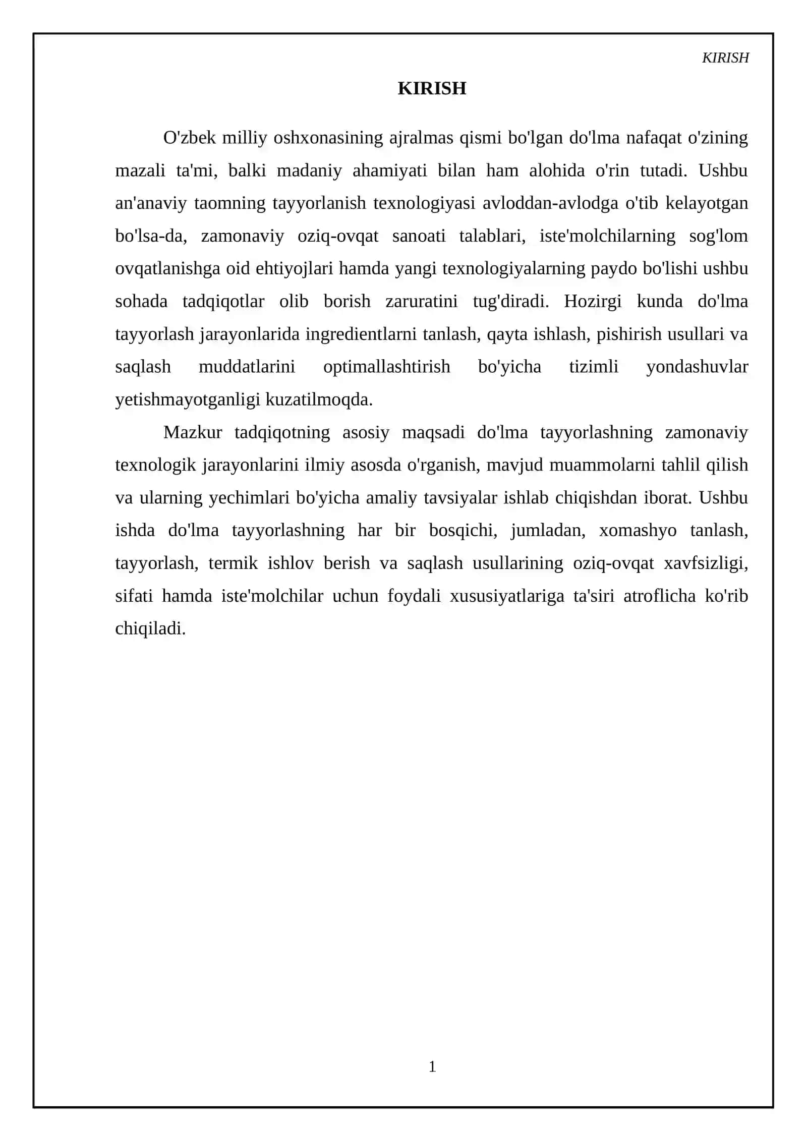 Doʻlma tayyorlash texnologiyasi 3