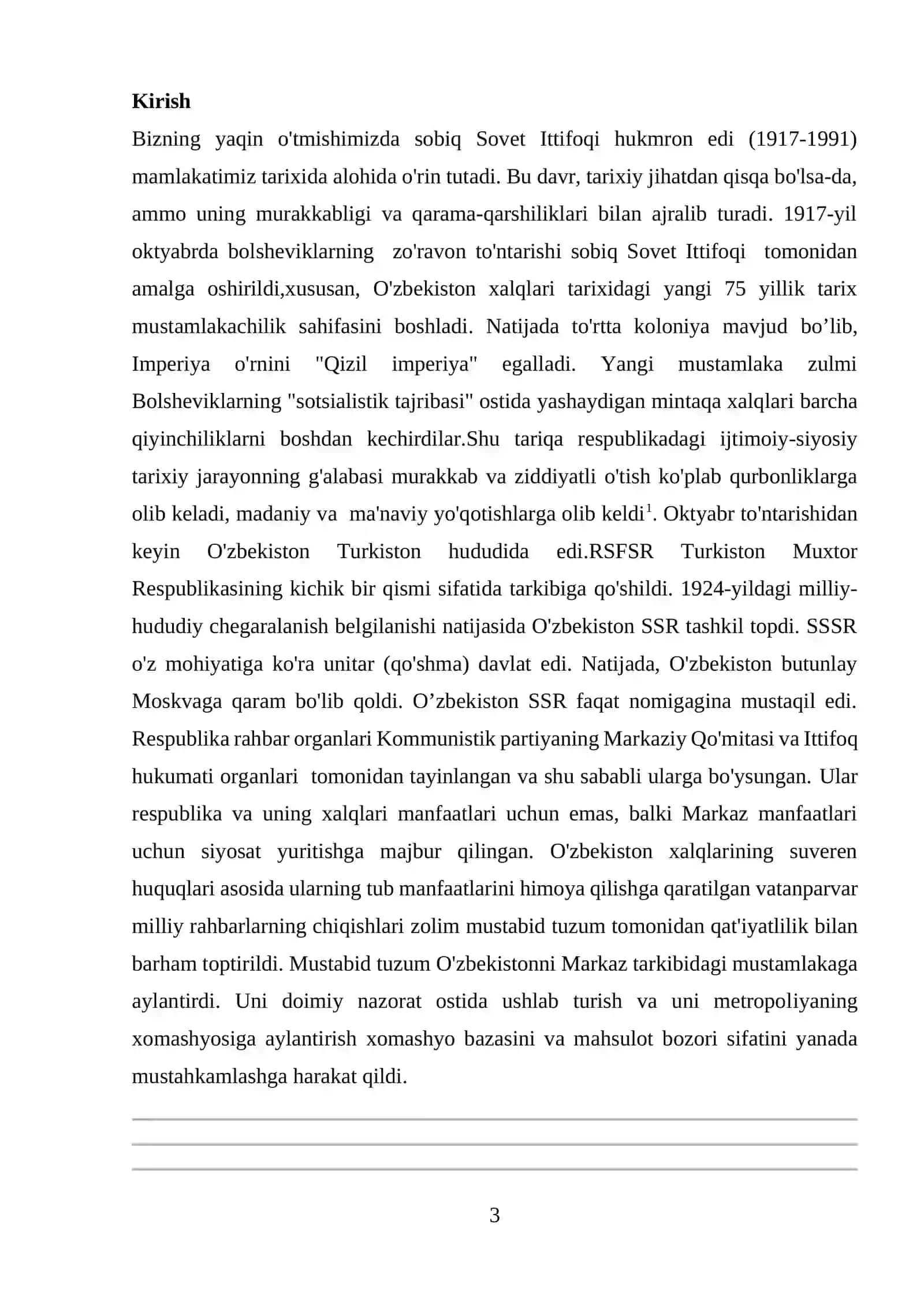 O’rta Osiyo xalqlarining milliy davlat chegaralanishining o’tkazilishi 3