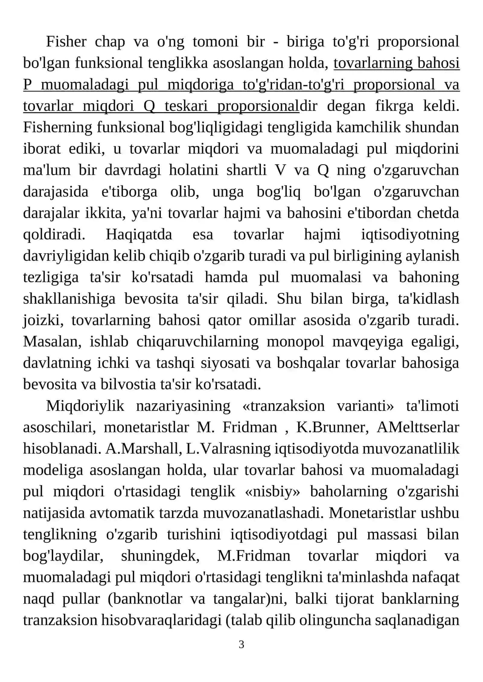 Pul va inflyatsiya 3
