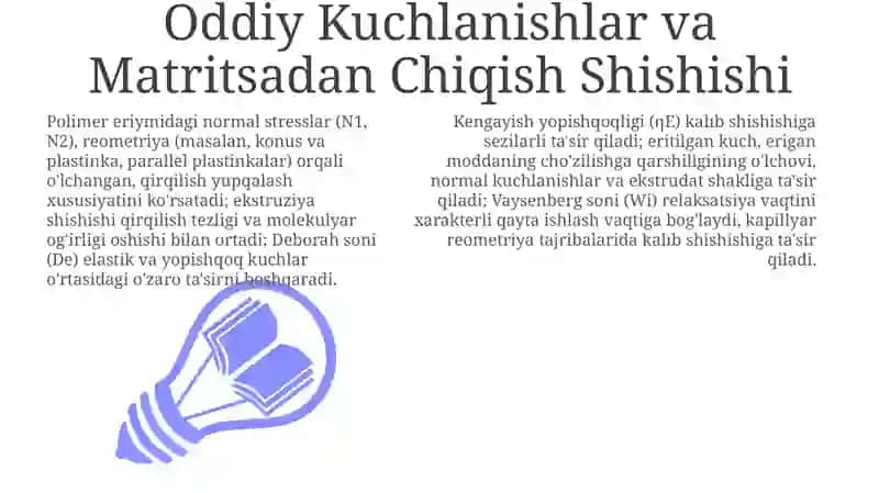 Polimer eritmalarning reologik xossalari 3