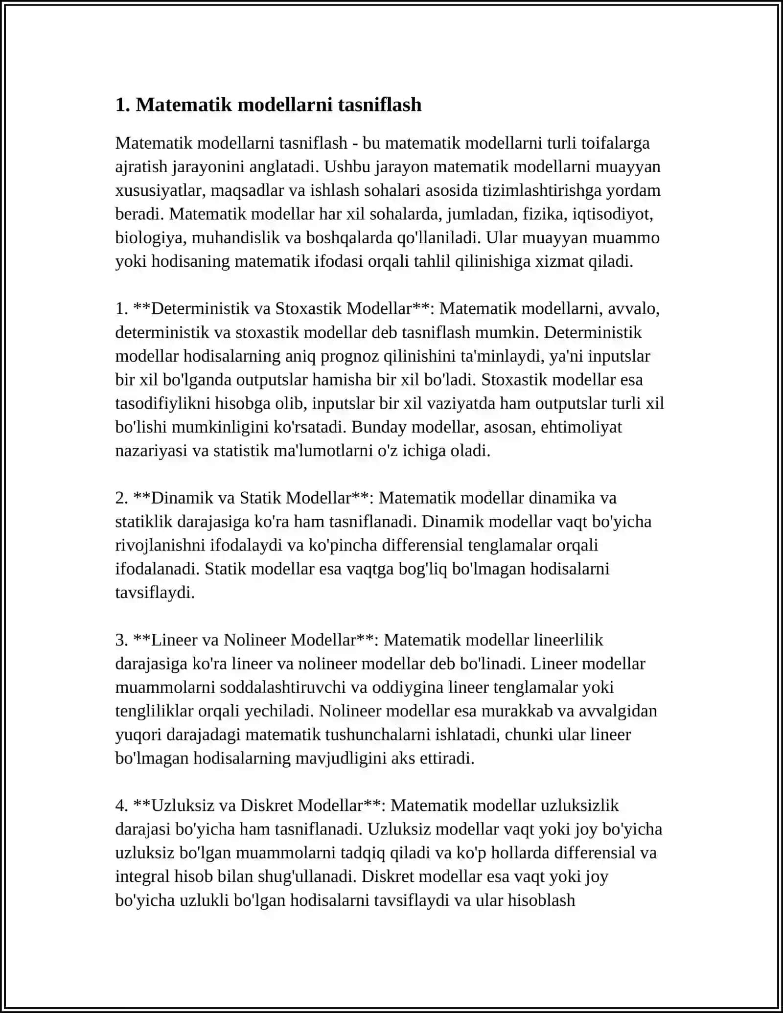 ENG SODDA MATEMATIK MODELLAR VA MATEMATIK MODELLARNING ASOSIY TUSHUNCHALARI 3