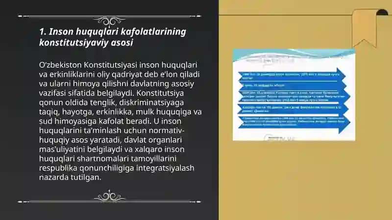Inson huquqlari va erkinliklari kafolatining yaratilishi 3