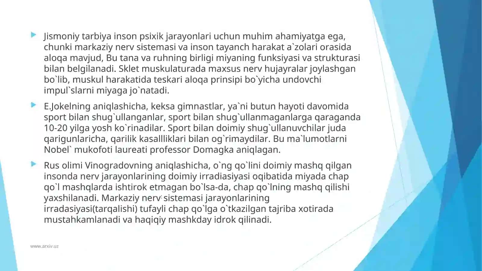 Jismоniy tаrbiya vа uni sоg`liqqа tа`siri 3