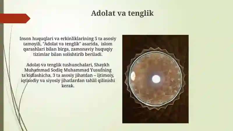 "Olam va odam, din va ilm" 3