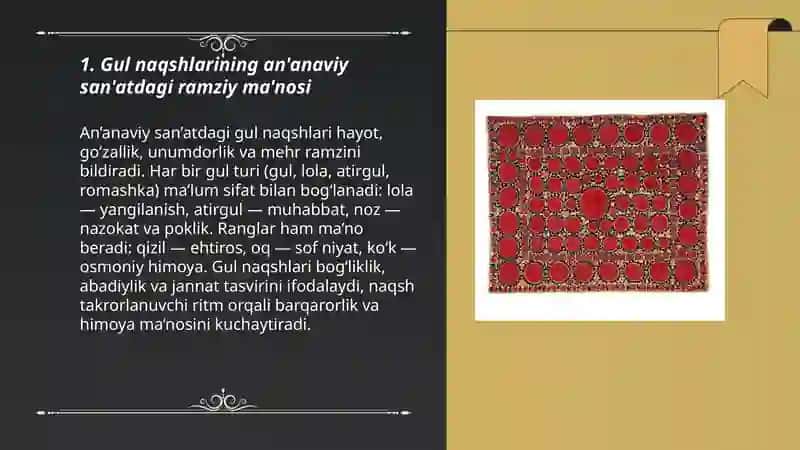 An’anaviy san’atdagi ramzlar va ma’no 3