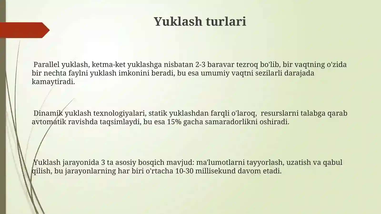 Yuklash turlari 3