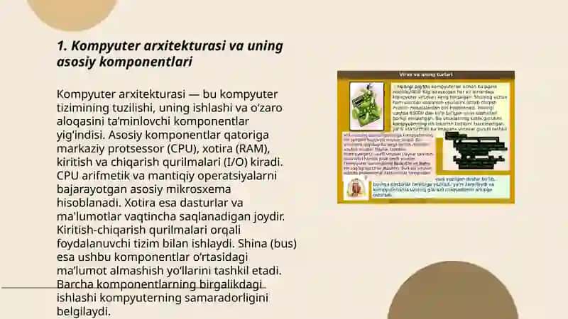 Kompyuterda axborotlarni qayta ishlashning arifmetik asoslari 3