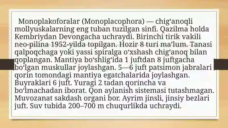 Monoplakoforalar 3