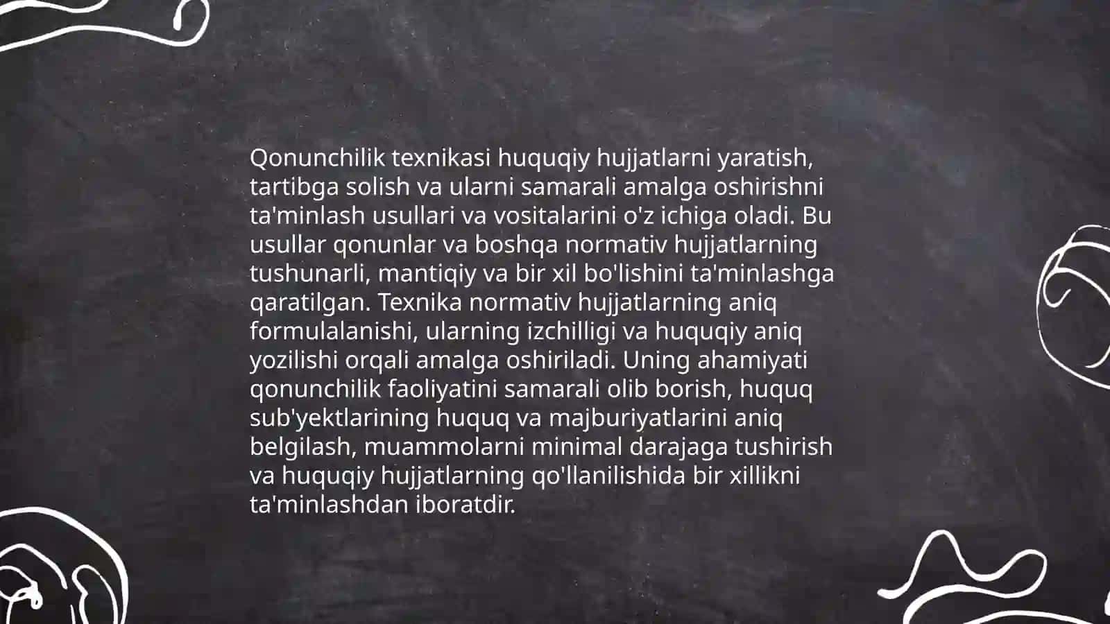 Qonunchilik texnikasi fanining shaklanishi tarixi 3