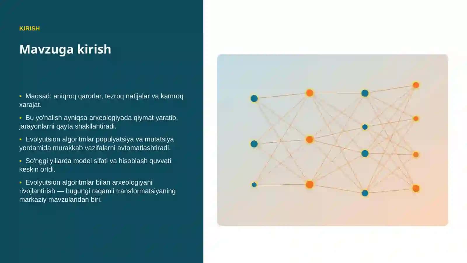 Evolyutsion algoritmlar bilan arxeologiyani rivojlantirish 3