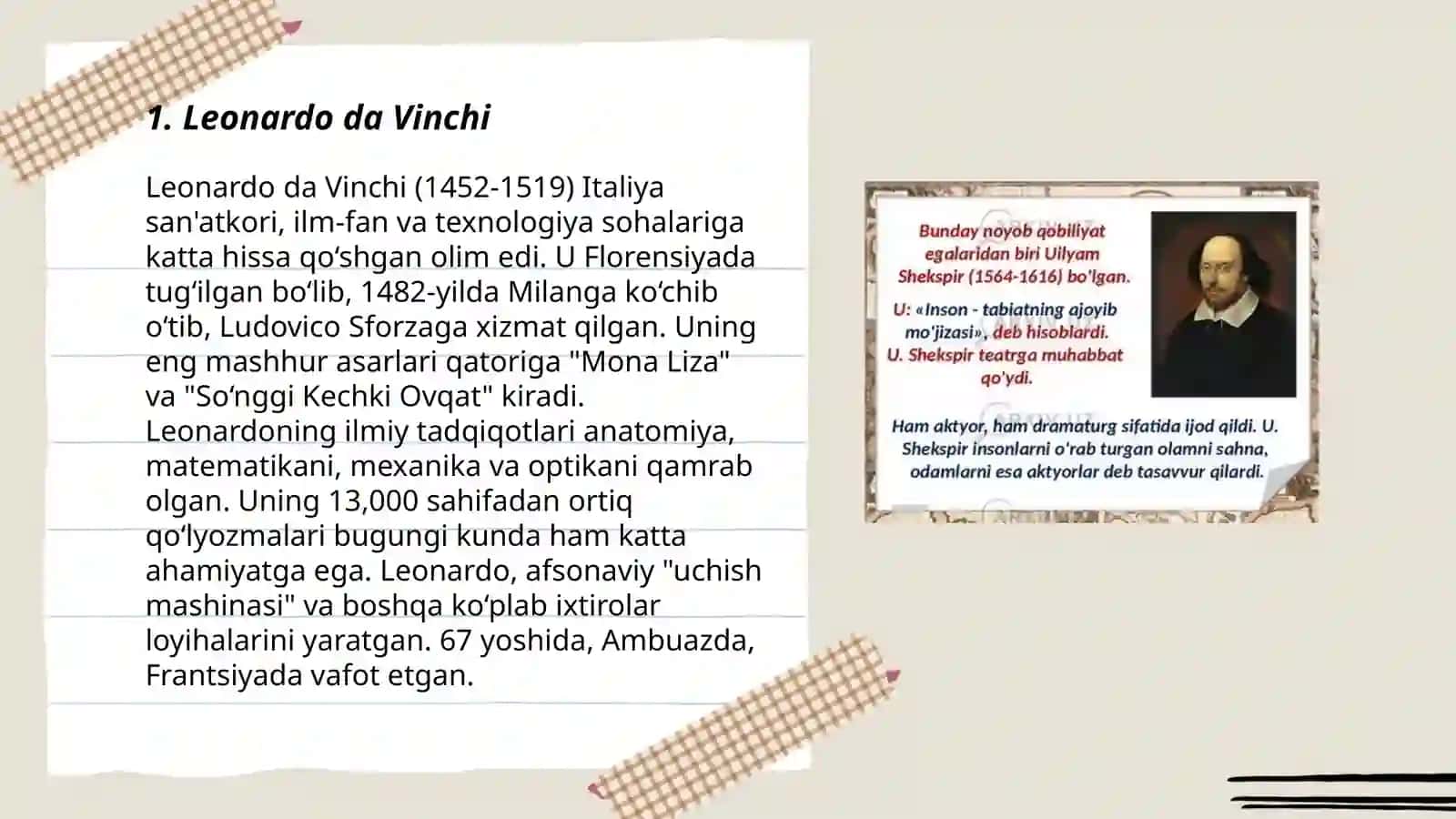 Yevropada uyğonish davrining yirik namoyondalari 3