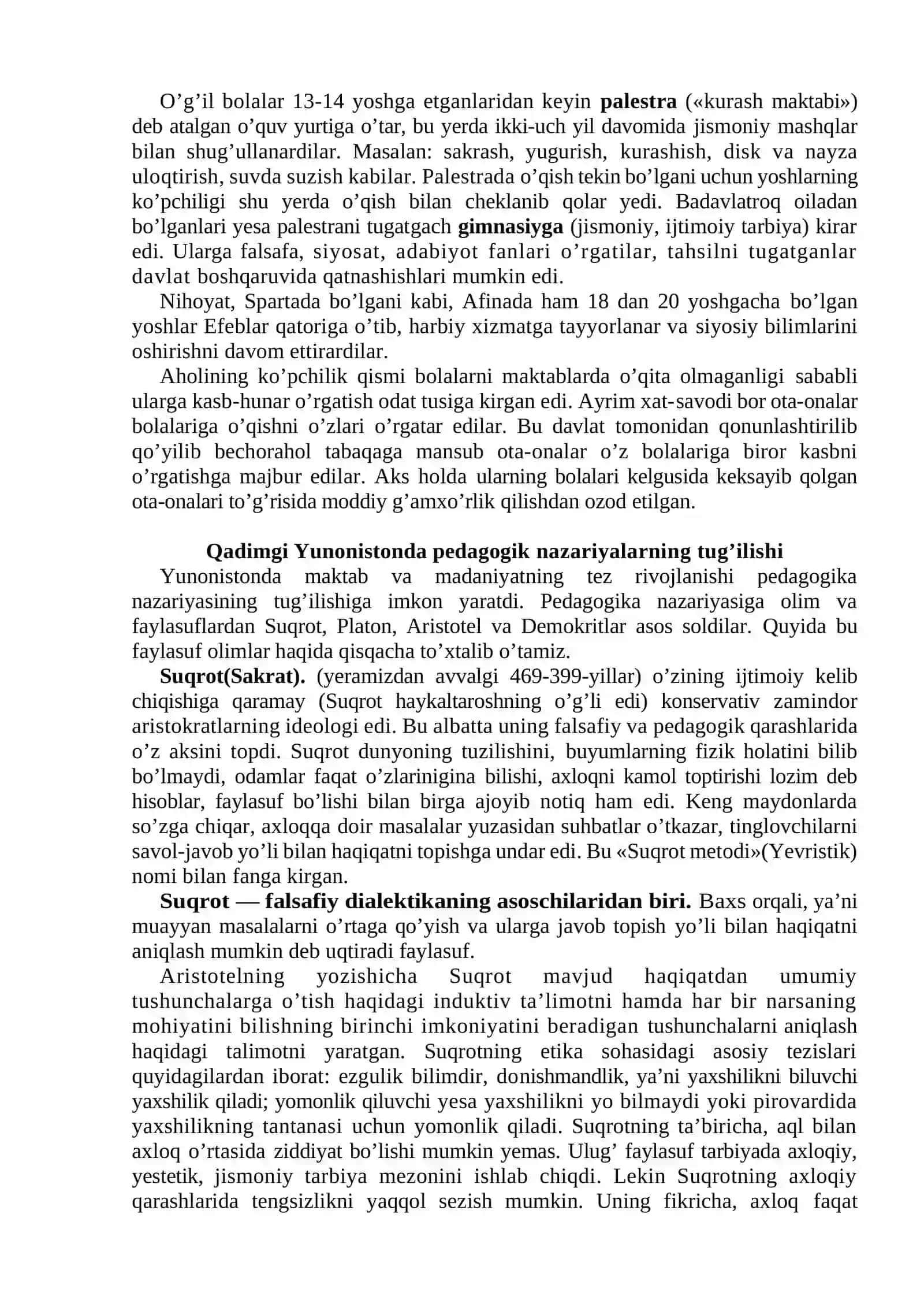 ANTIK DAVRLARDAN VII ASRGACHA TARBIYA VA PEDAGOGIK FIKRLAR 3