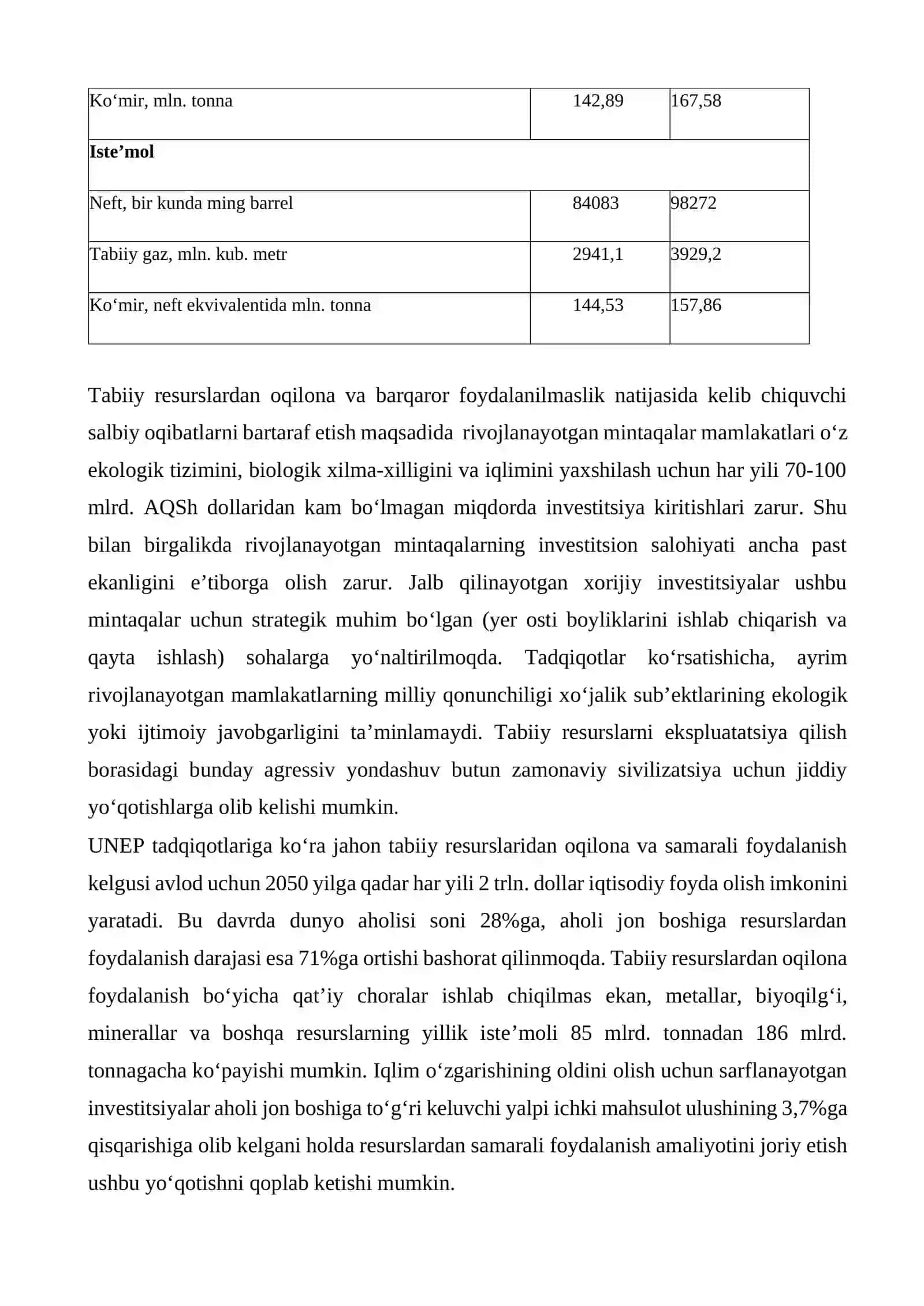 “YASHIL IQTISODIYOT”GA O‘TISHNING ZARURIYATI, TAMOYILLARI VA DASTAKLARI 3