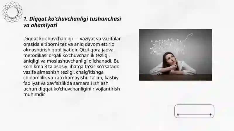 Diqqatning kòchuvchanligini òrganish (Qizil - qora jadval metodikasi) 3