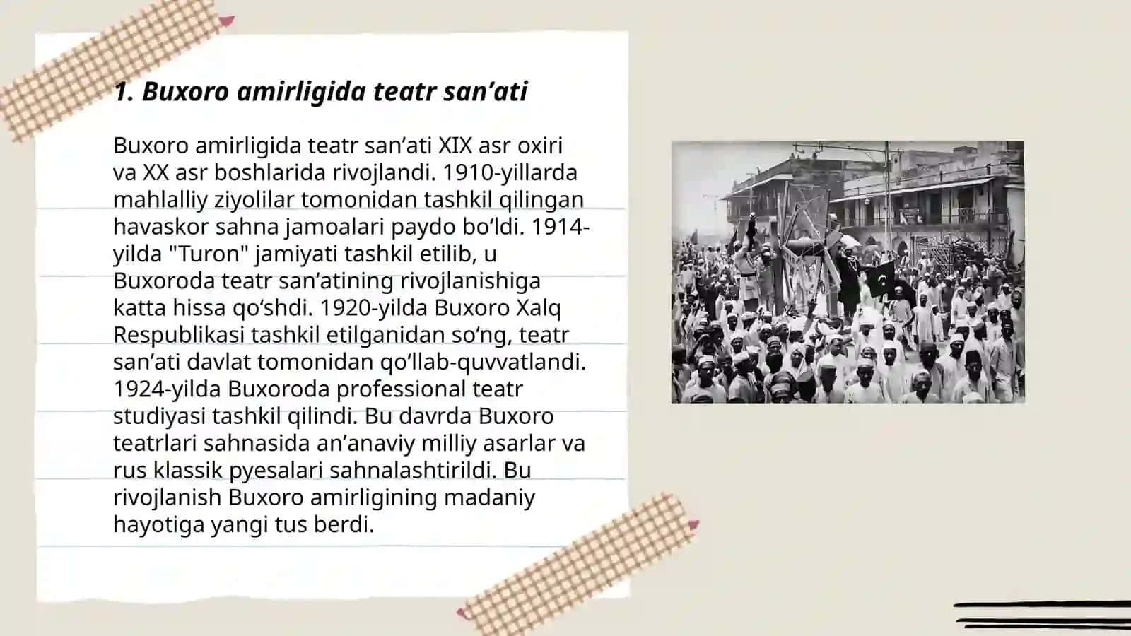 Buxoro amirligida teatr sanʼati 3