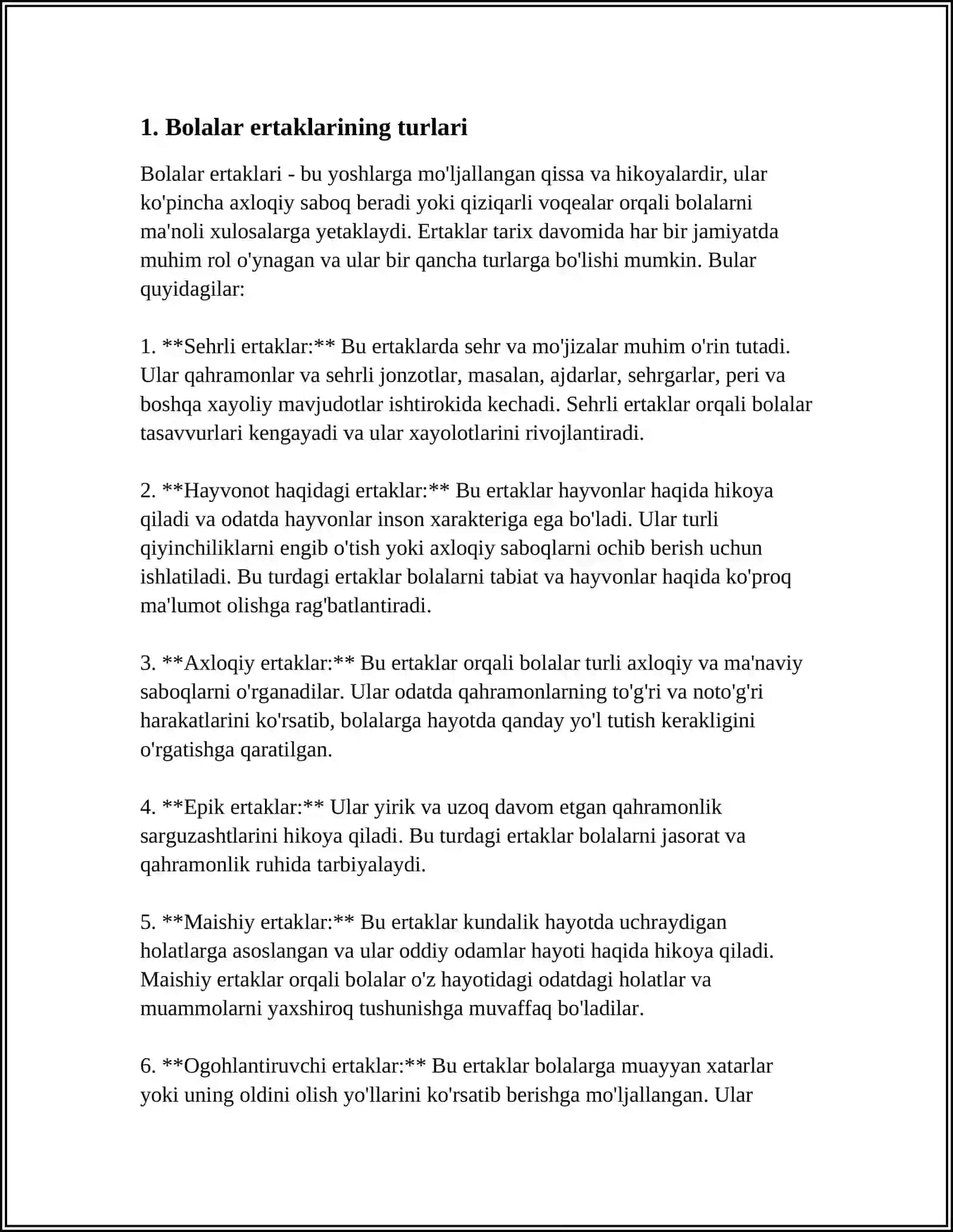 BOLALAR ADABIYOTI NAMUNALARINI OʻQISH, MATN TUZATISH 3