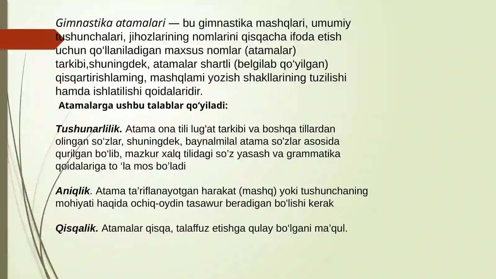 Gimanistikaning umumiy va maxsus tayyorgarlik mashqlar bo'yicha to'garaklarni tashkiletish 3