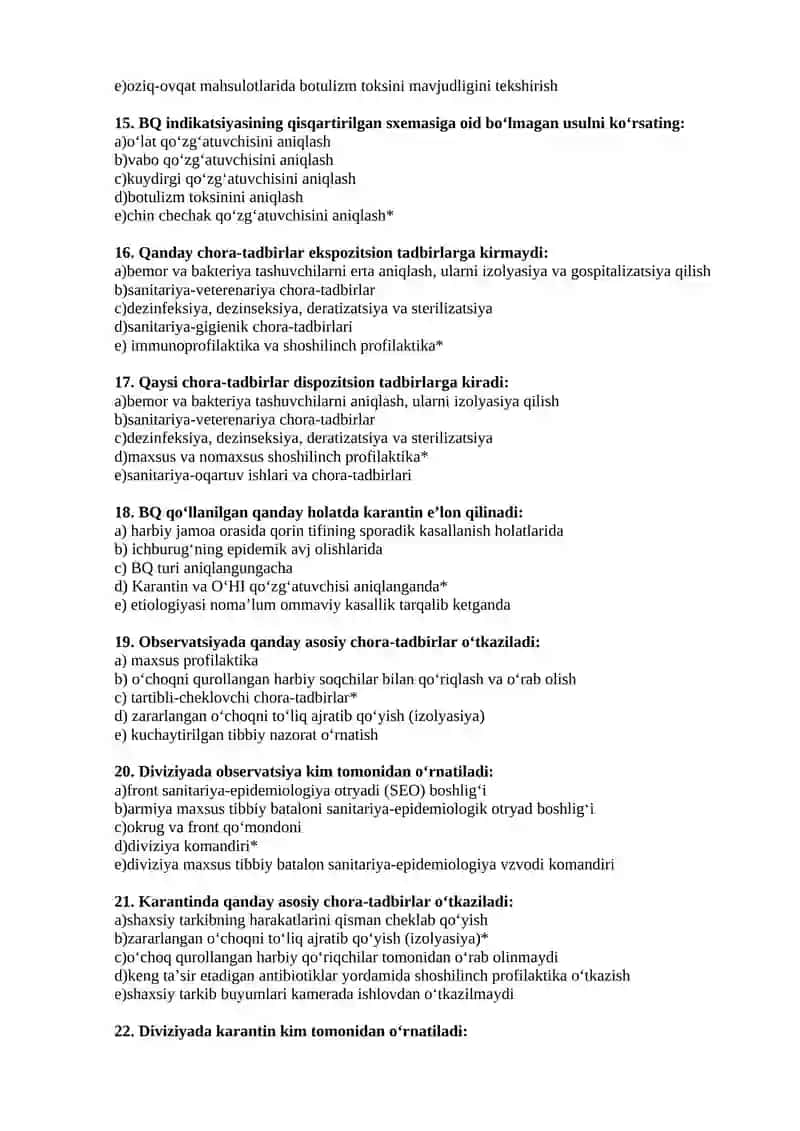 Dushmaning biologik quroli. Bakteriologik qurol haqida tushuncha 3