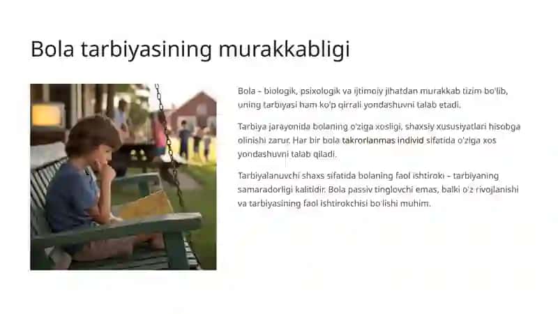 Tarbiya mohiyati 3