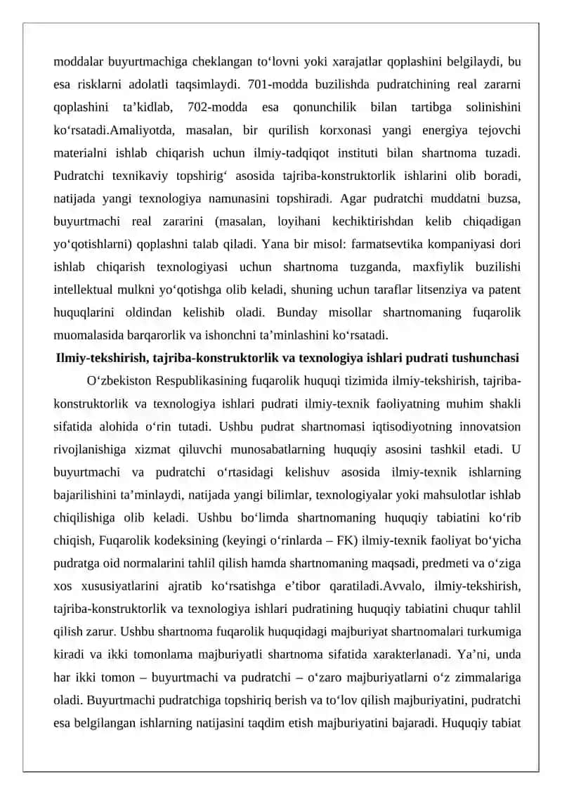 Ilmiy-tekshirish, tajriba-konstruktorlik va texnologiya ishlari pudrati 3