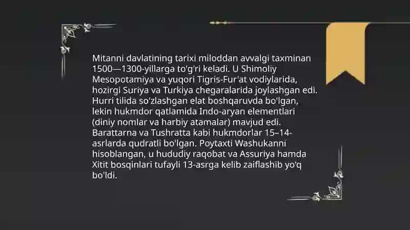 Mitanni davlati 3