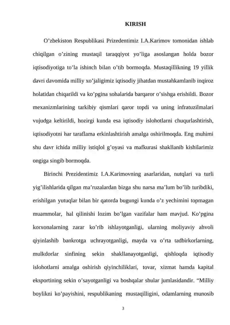 Talab va taklif nazariyasi. Bozor muvozanati 3