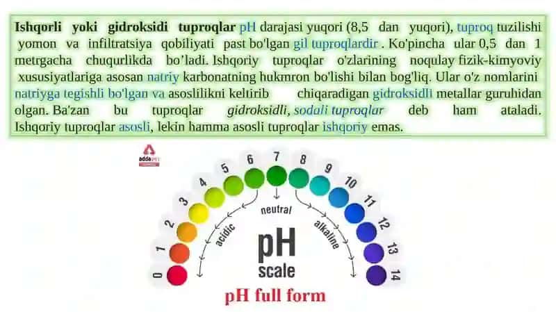 Tuproqdagi ishqoriy va ishqoriy yer metallarining birikmalari 3