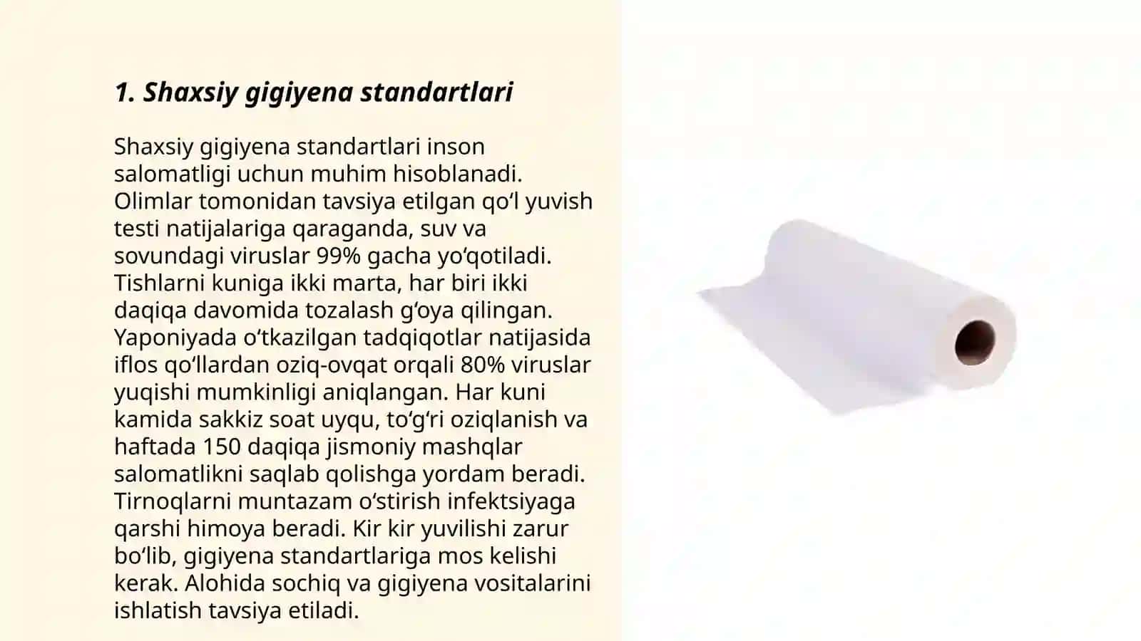 Chiniqishning gigenik asoslari 3