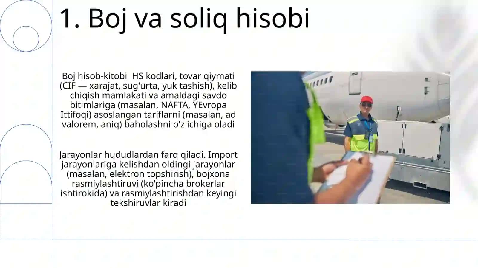 Bojxona statistikasi tushunchasi va uning yuritish tartibi 3