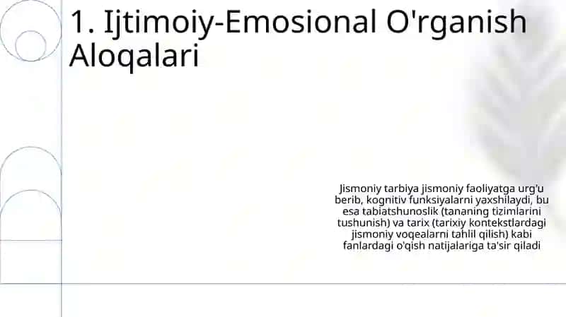 Bolalar jismoniy tarbiya nazariyasi va amaliyotining boshqa fanlar bilan aloqadorligi 3