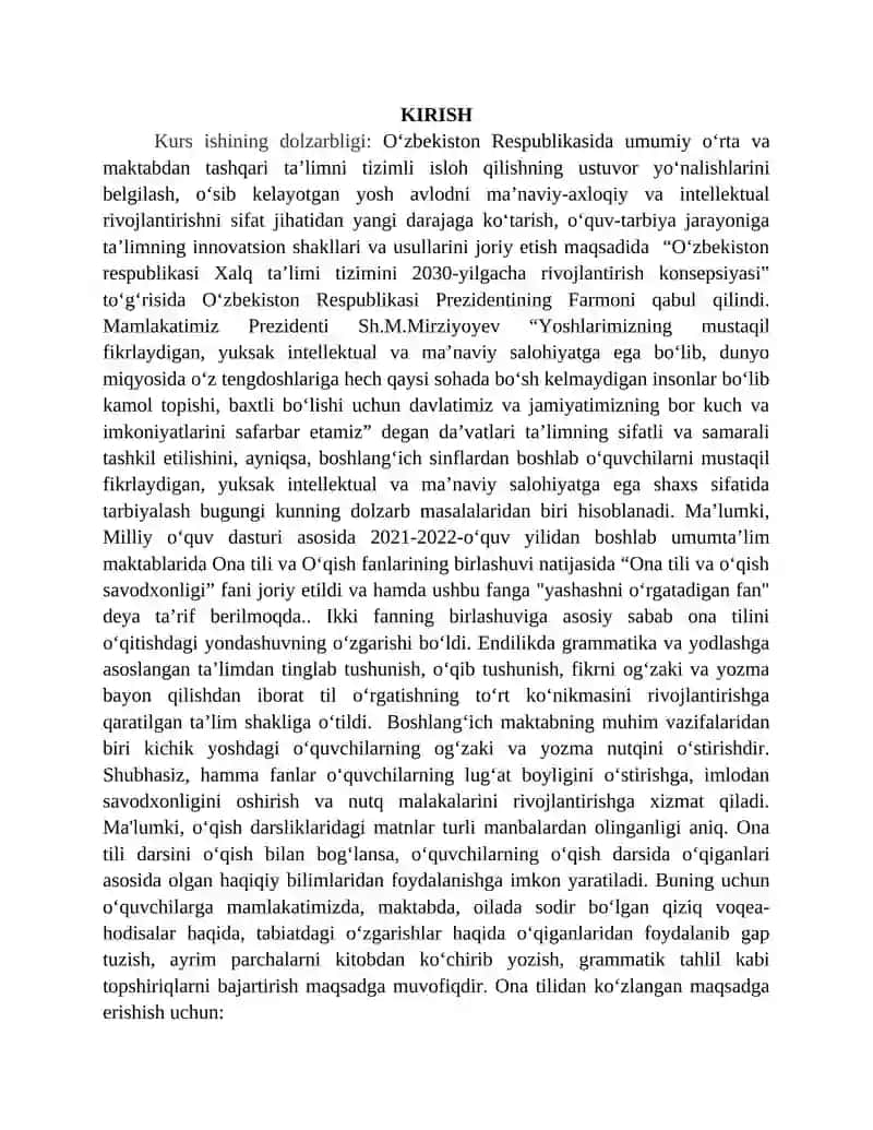 Ona tilidan o’qitish metodi 3