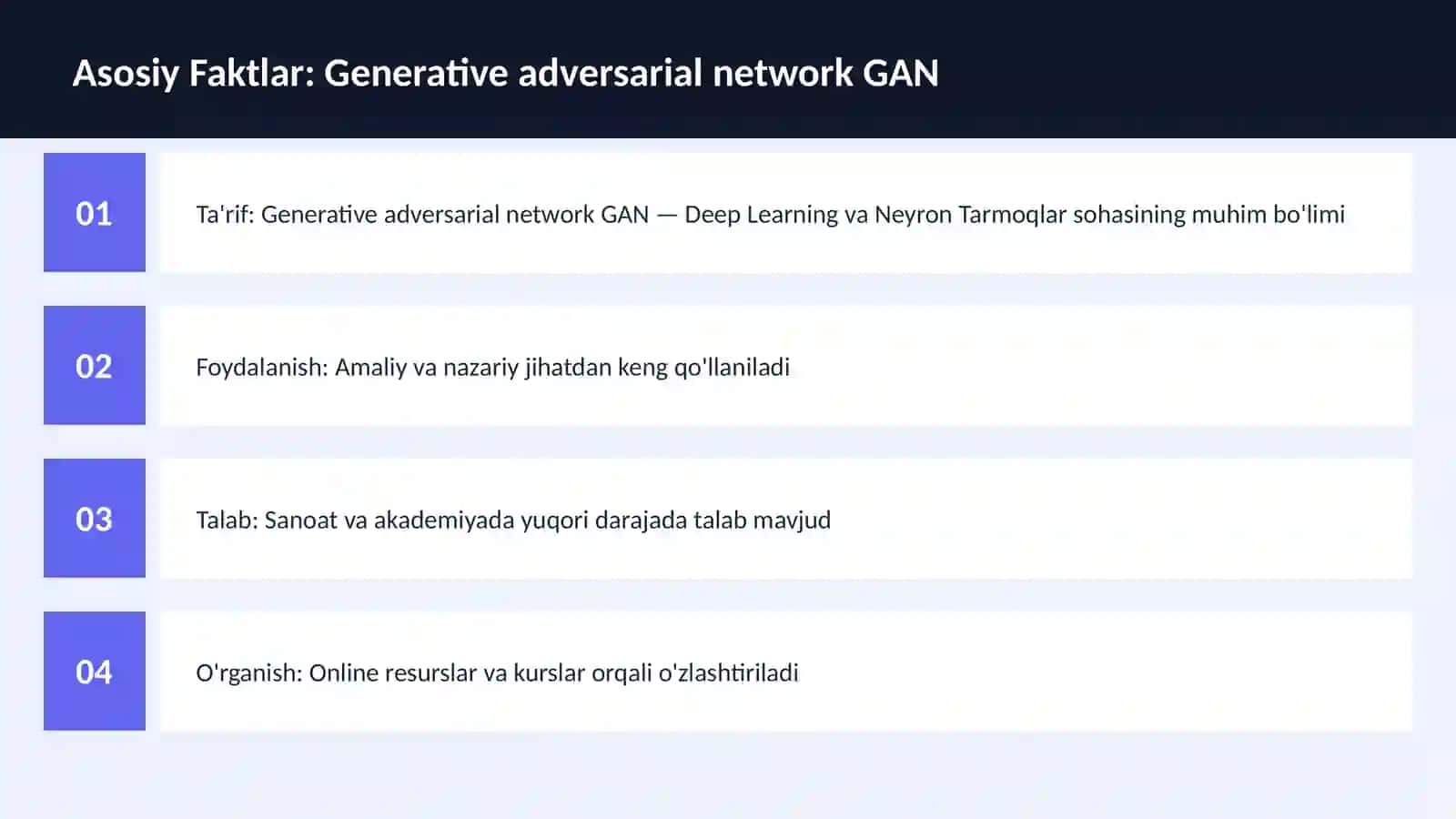 Generative adversarial network GAN 3