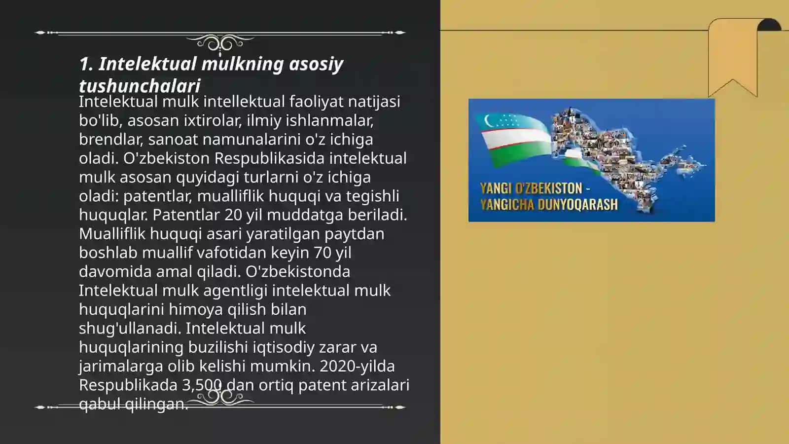 Intelekttual mulkga oid tushuncha va qarashlar tizimi 3