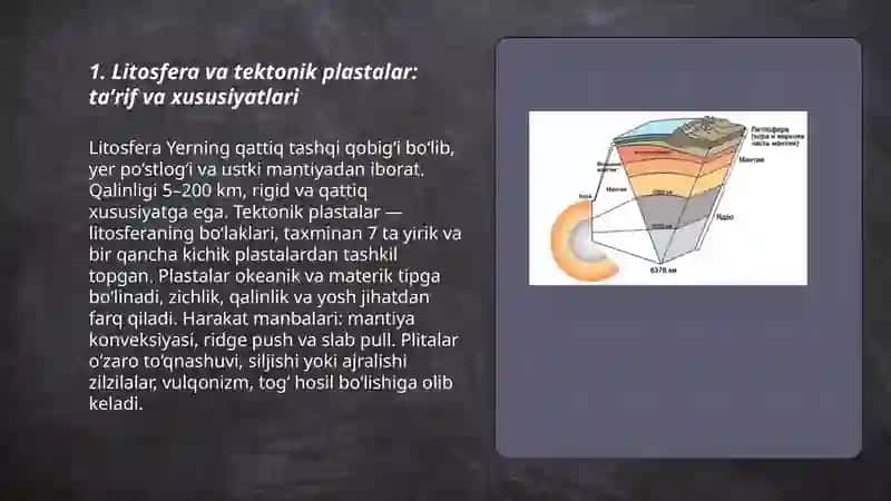 Litosfera tektonik plitalari 3