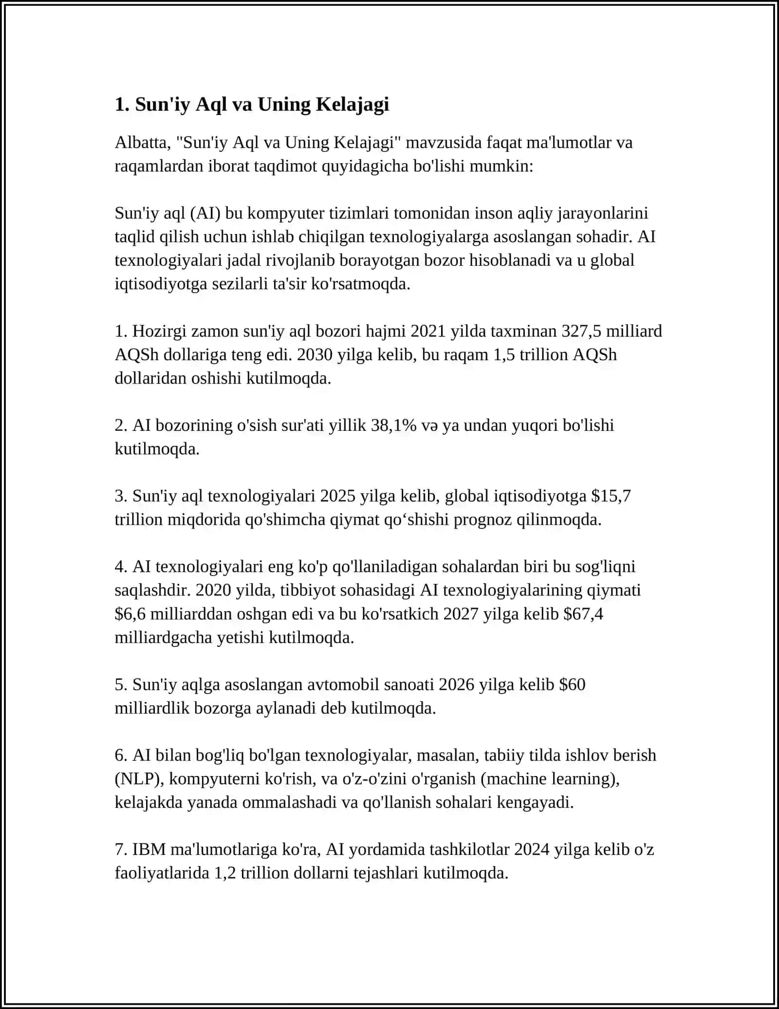 FUTUROLOGIYA KELAJAK KONTURLARI 2024-2025-o'quv yili 3