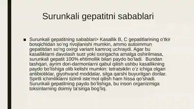 Surinkali gepatitlar va holetsistitlarda yogʻlarni hazimlanishi 3