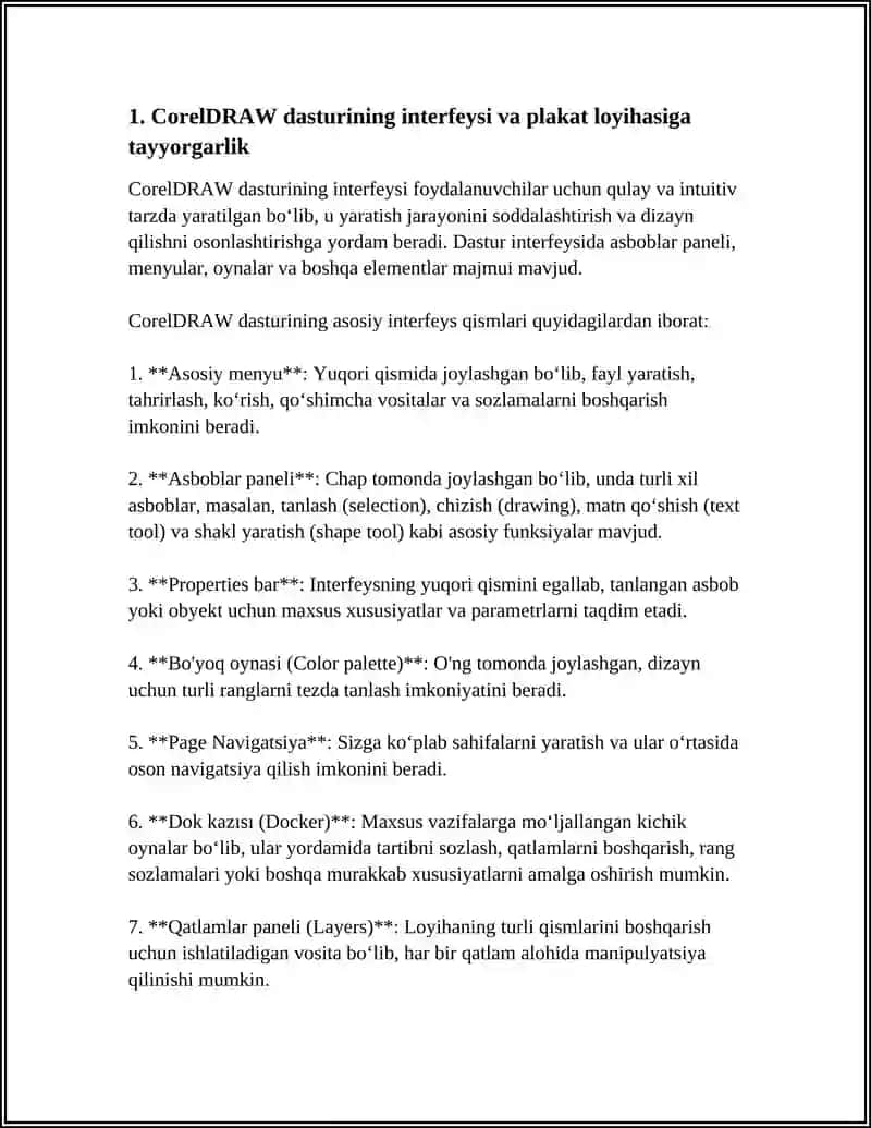 PLAKAT(POSTER) DIZAYNI TAYYORLASH 3