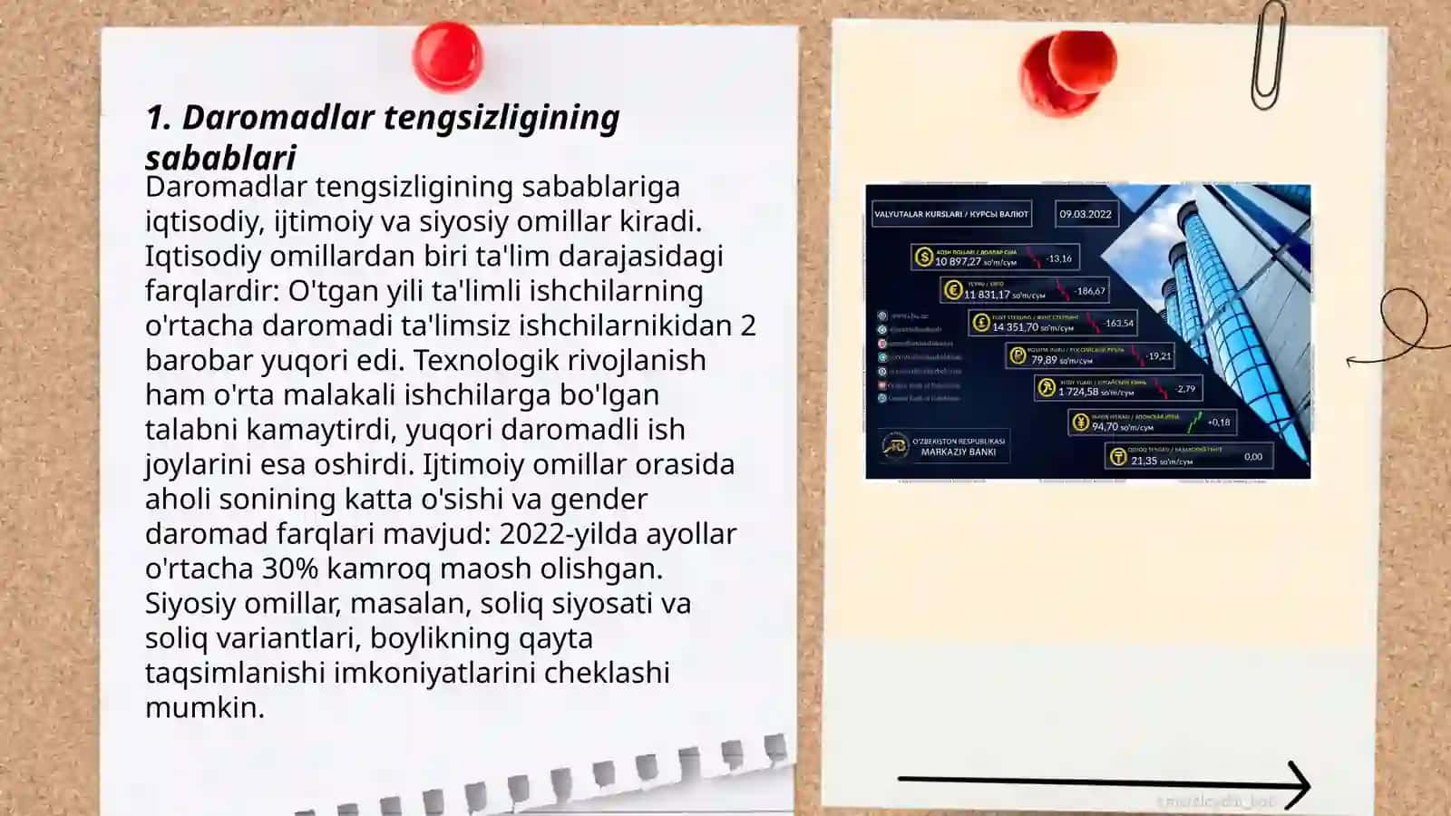 Bozor iqtisodiyoti sharoitda daromadlar tengsizligi 3