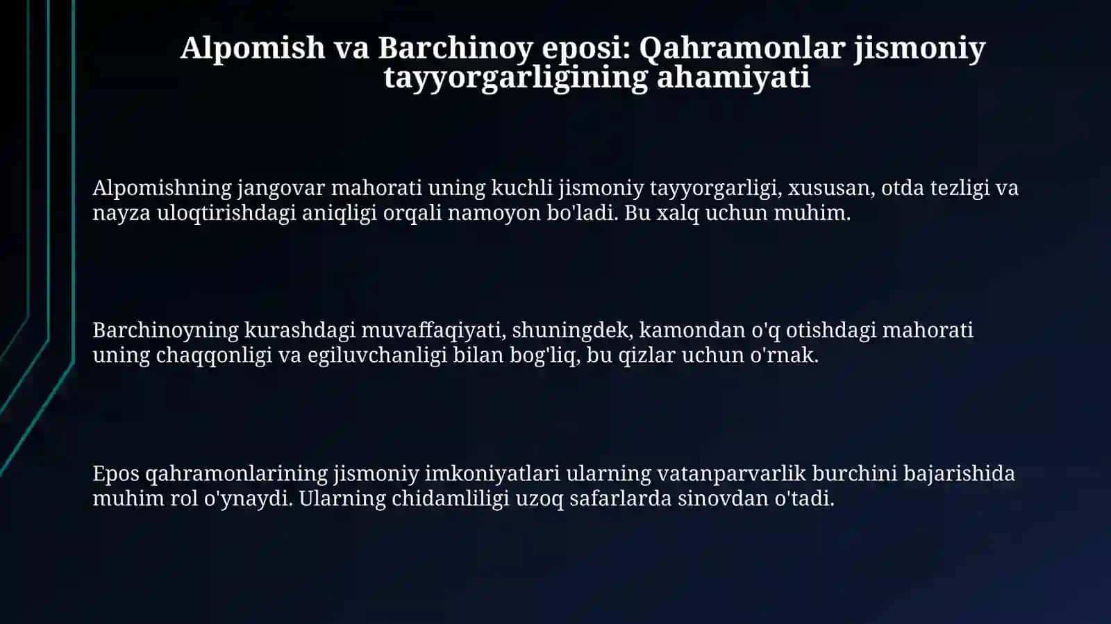 Alpomish va Barchinoy test sinovlari jismoniy tarbiya bo'yicha 3