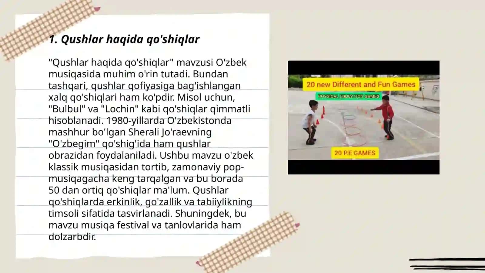 Qushlar haqida qo'shiqlar 3