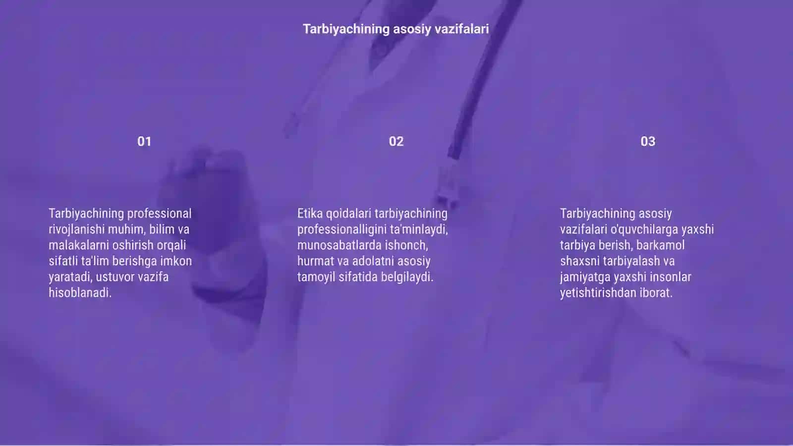 Tarbiyachining professional rivojlanishi va etika qoidalari 3
