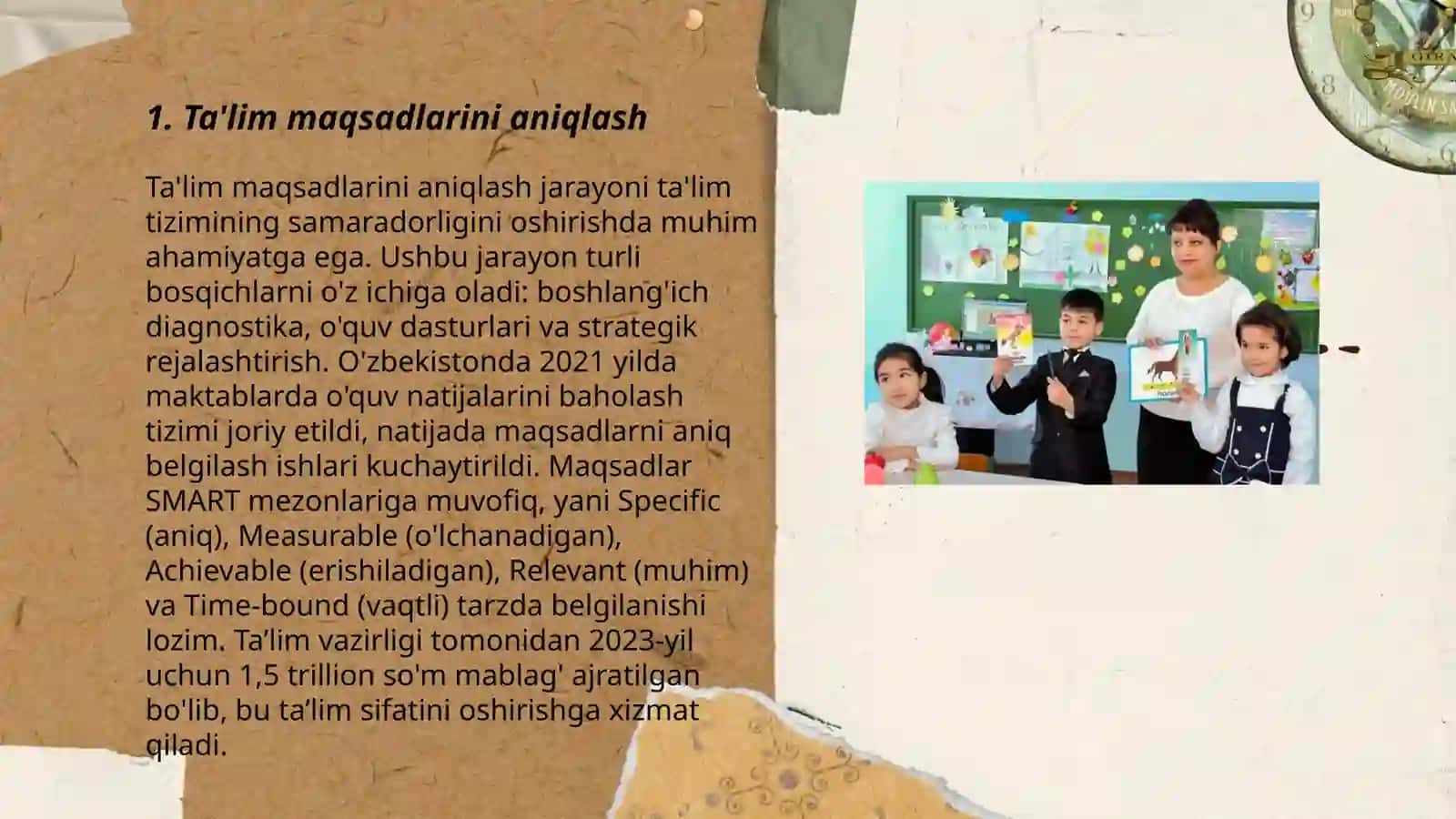 Savodga o‘rgatishga tayyorlo'v davrining vazifalari 3
